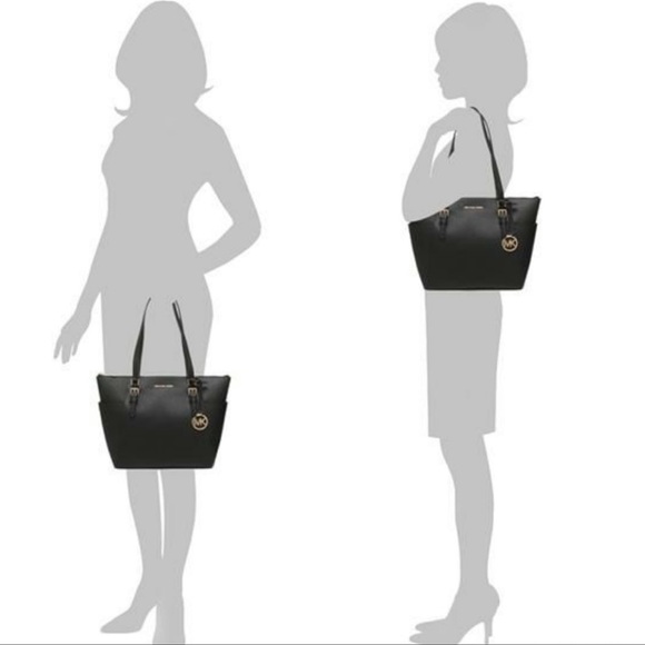 MICHAEL KORS Charlotte Large Leather Top-Zip Tote - Picture 9 of 16